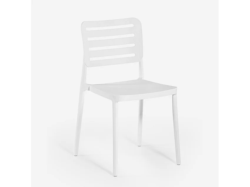 Gartenstühle aus Polypropylen für Bar/Restaurant Billow - Weiß