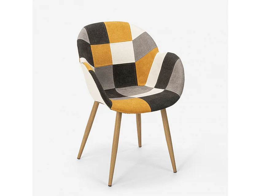 Patchwork Stuhl Sessel Wohnzimmer Küche Studio Finch - Patchwork 2