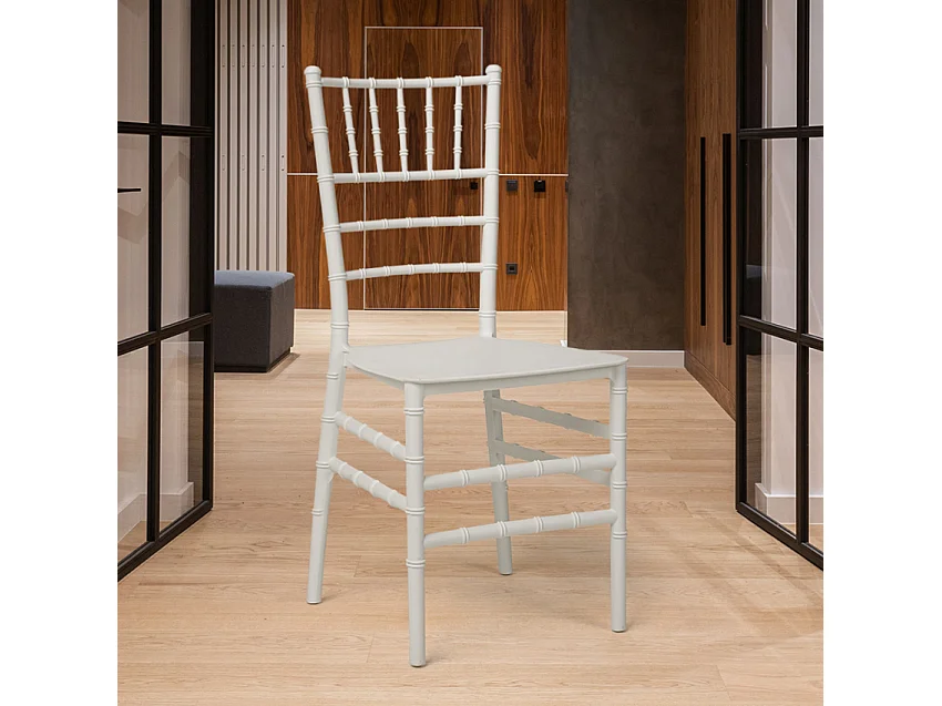 Sillas tradicionales de diseño clásico para ceremonias Chiavarina X - Blanco