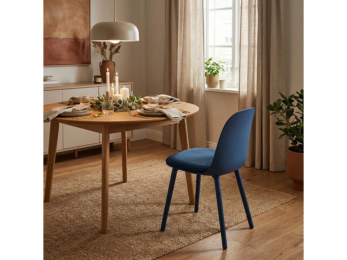 Stuhl mit Samt-Kissen für Küche Wohnzimmer Restaurant Esszimmer Florya