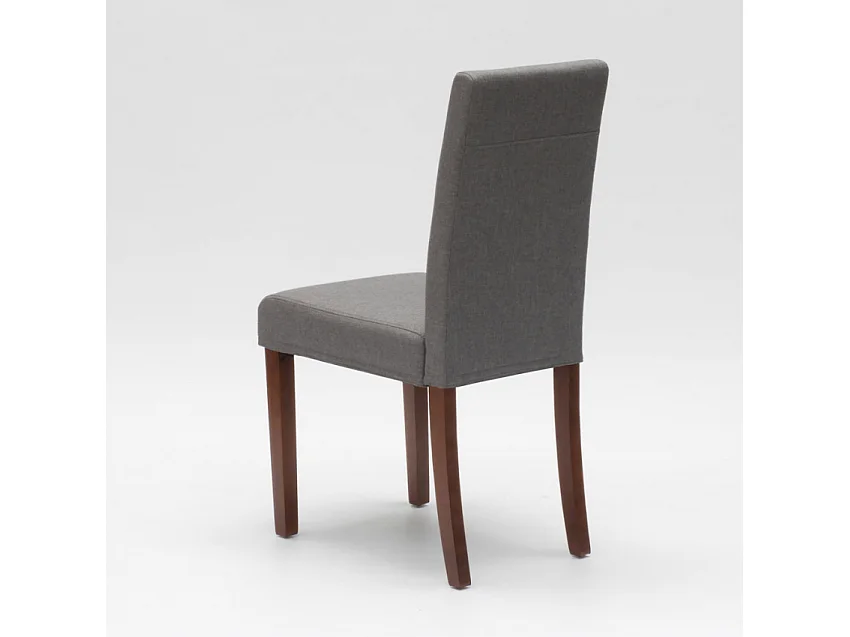 Chaise de cuisine et restaurant rembourrée en bois style henriksdal Comfort Luxury - Gris