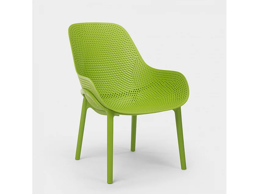 Sedie design moderno per cucina e bar in polipropilene Majestic - Verde