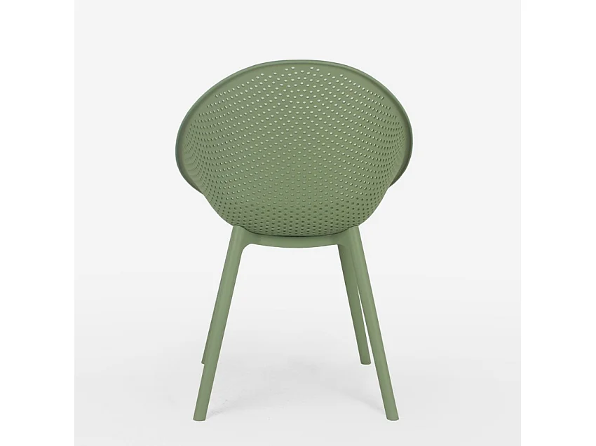 Moderner Stuhl für Esszimmer der Garten, Küche, Außenbereich Arielle - Dunkel Grün