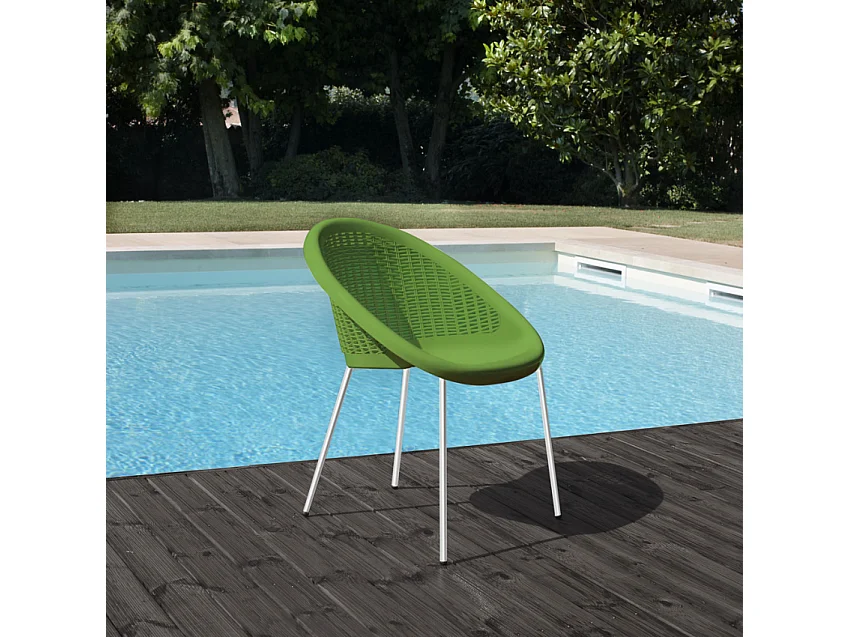 Moderner Design Stuhl für Garten Bar Küche Restaurant Scab Bon Bon