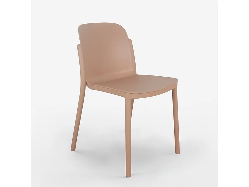 Sedia design moderno per cucina sala da pranzo ristorante Helene - Rosa