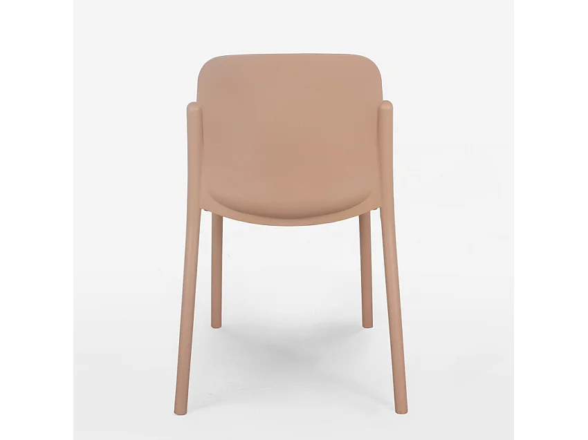 Chaise de cuisine salle à manger restaurant au design moderne Helene - Rose