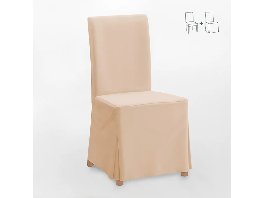 Silla tapizada de madera henriksdal para ceremonias y eventos Comfort Luxury - Shabby Beige