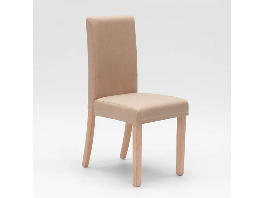 Silla tapizada de madera henriksdal para ceremonias y eventos Comfort Luxury - Shabby Beige