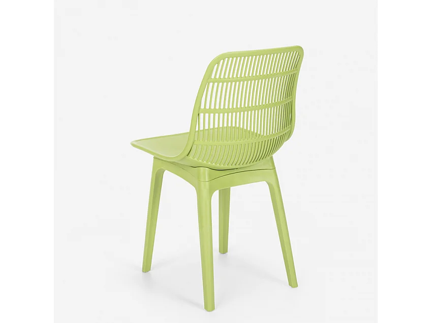 Sedia in polipropilene per cucina bar ristorante giardino moderno Bluetit - Verde 2