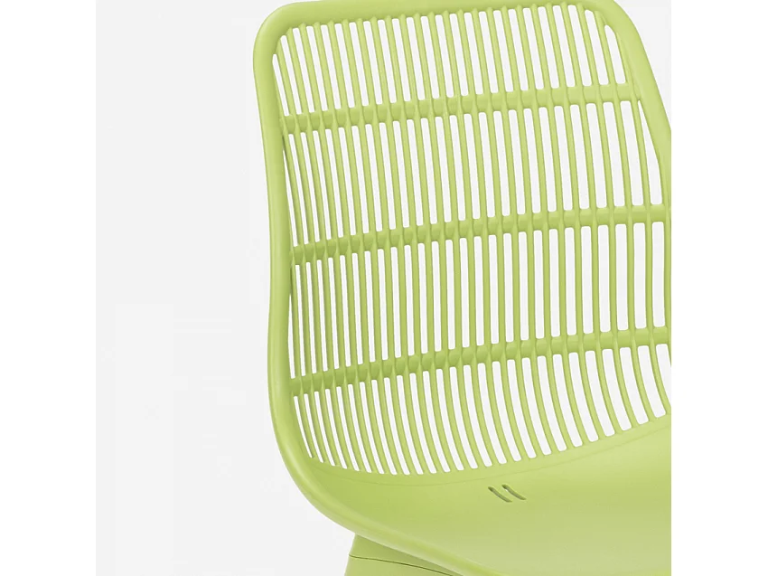 Sedia in polipropilene per cucina bar ristorante giardino moderno Bluetit - Verde 2