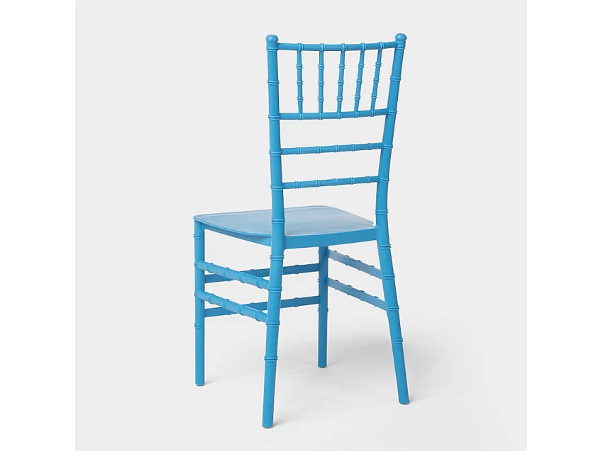 Stock 20 sillas estilo clásico para ceremonias, bodas, catering Chiavarina X - Azul