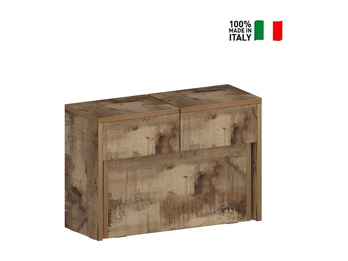 Banco extensible 66 - 290 cm para mesa de comedor consola Pratika A - Natural