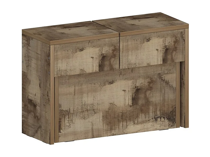 Banco extensible 66 - 290 cm para mesa de comedor consola Pratika A - Natural