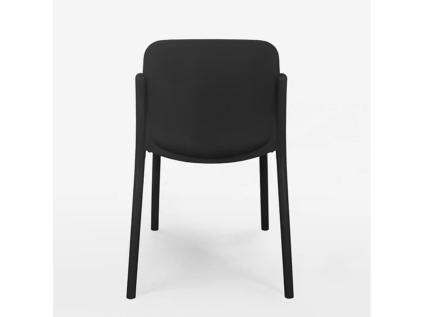 Sedia design moderno per cucina sala da pranzo ristorante Helene - Nero
