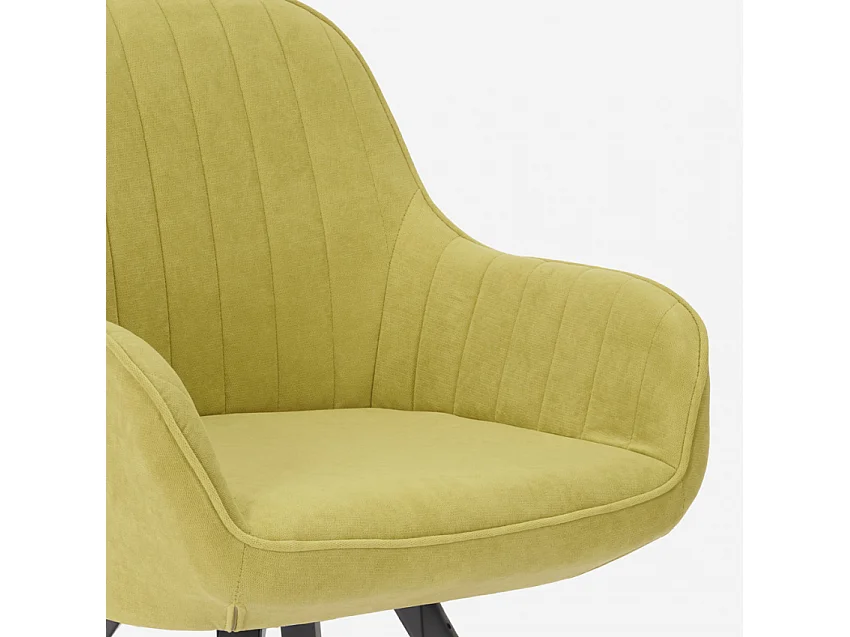 Silla cocina comedor diseño moderno restaurante giratoria Tandil - Verde oscuro