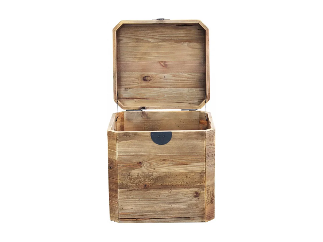 Baúl de almacenamiento de madera 52x48x55cm Irving