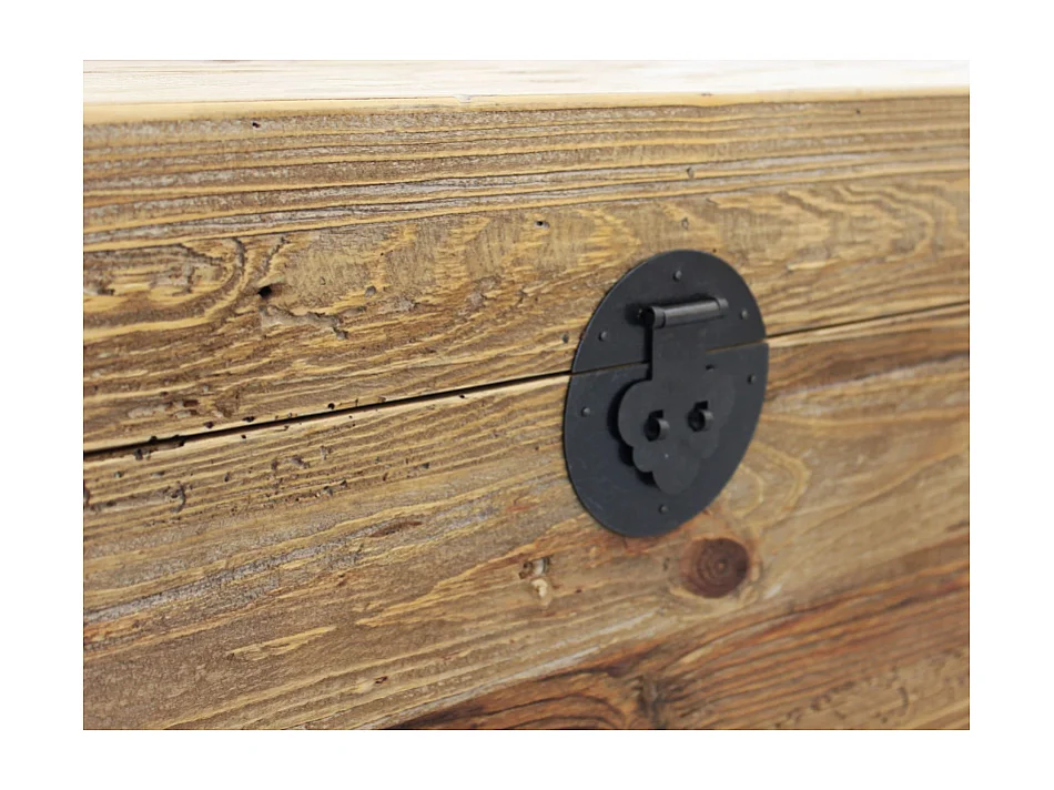 Baúl de almacenamiento de madera 52x48x55cm Irving