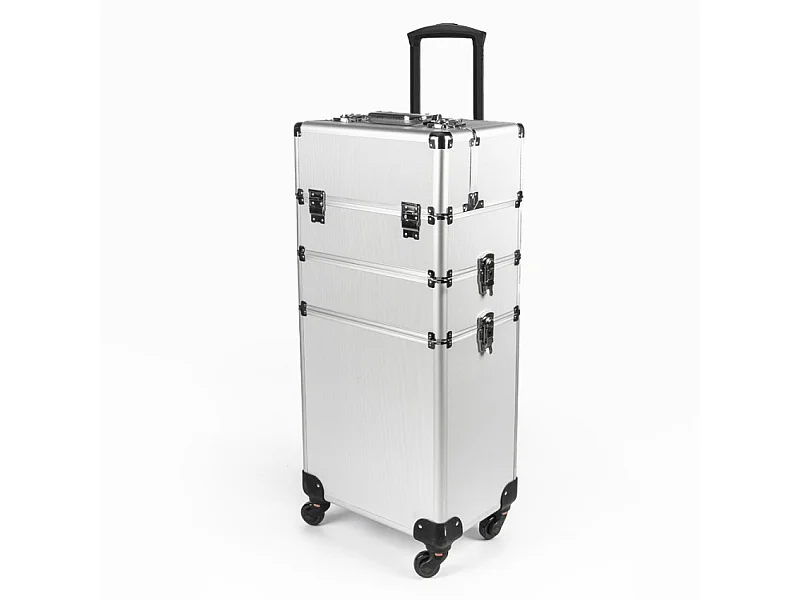 Kosmetik-Koffer Trolley mit 4 Rädern und Make-up-Fächern Sirius