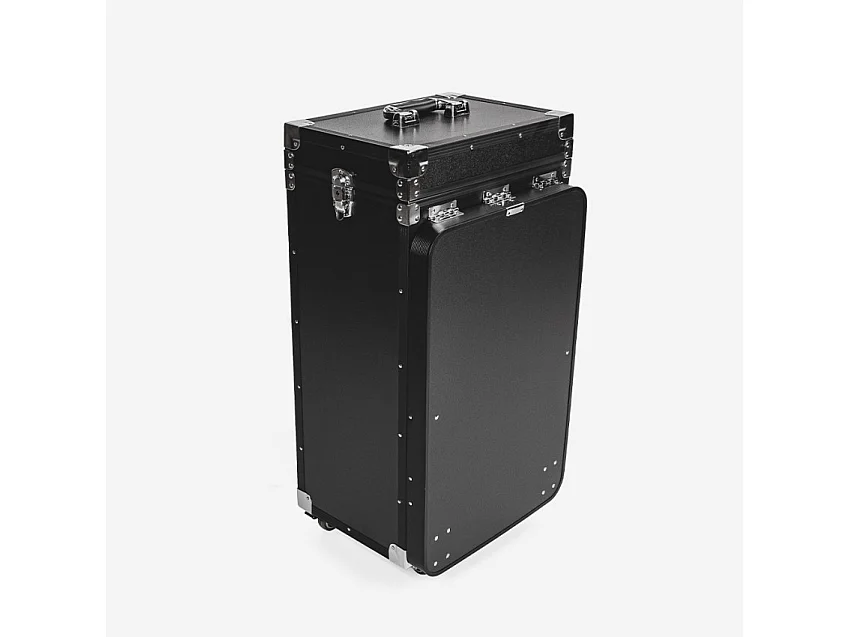 Maleta para maquillaje con ruedas y mesa con espejo y luces led Smarty