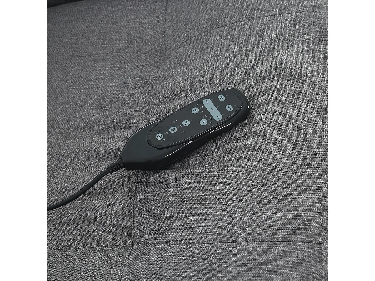 Sillón relax ergonómico con masaje, calor y reposapiés Nairo