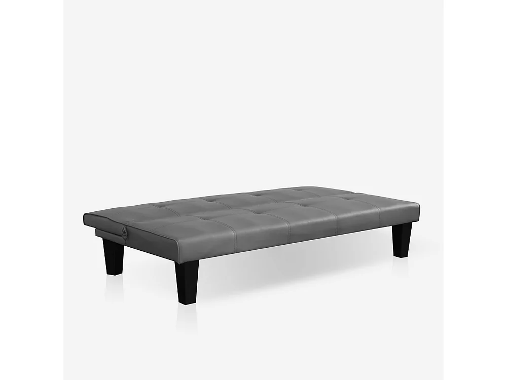 Divano letto 2 posti apertura clic clac design moderno similpelle Neluba Lux