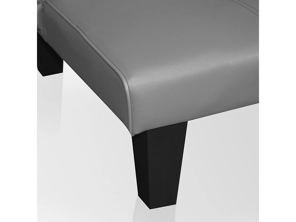 Divano letto 2 posti apertura clic clac design moderno similpelle Neluba Lux