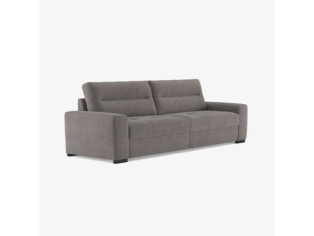 Ausziehbares modernes Schlafsofa 2-Sitzer 274x97cm Rali - Schwarz