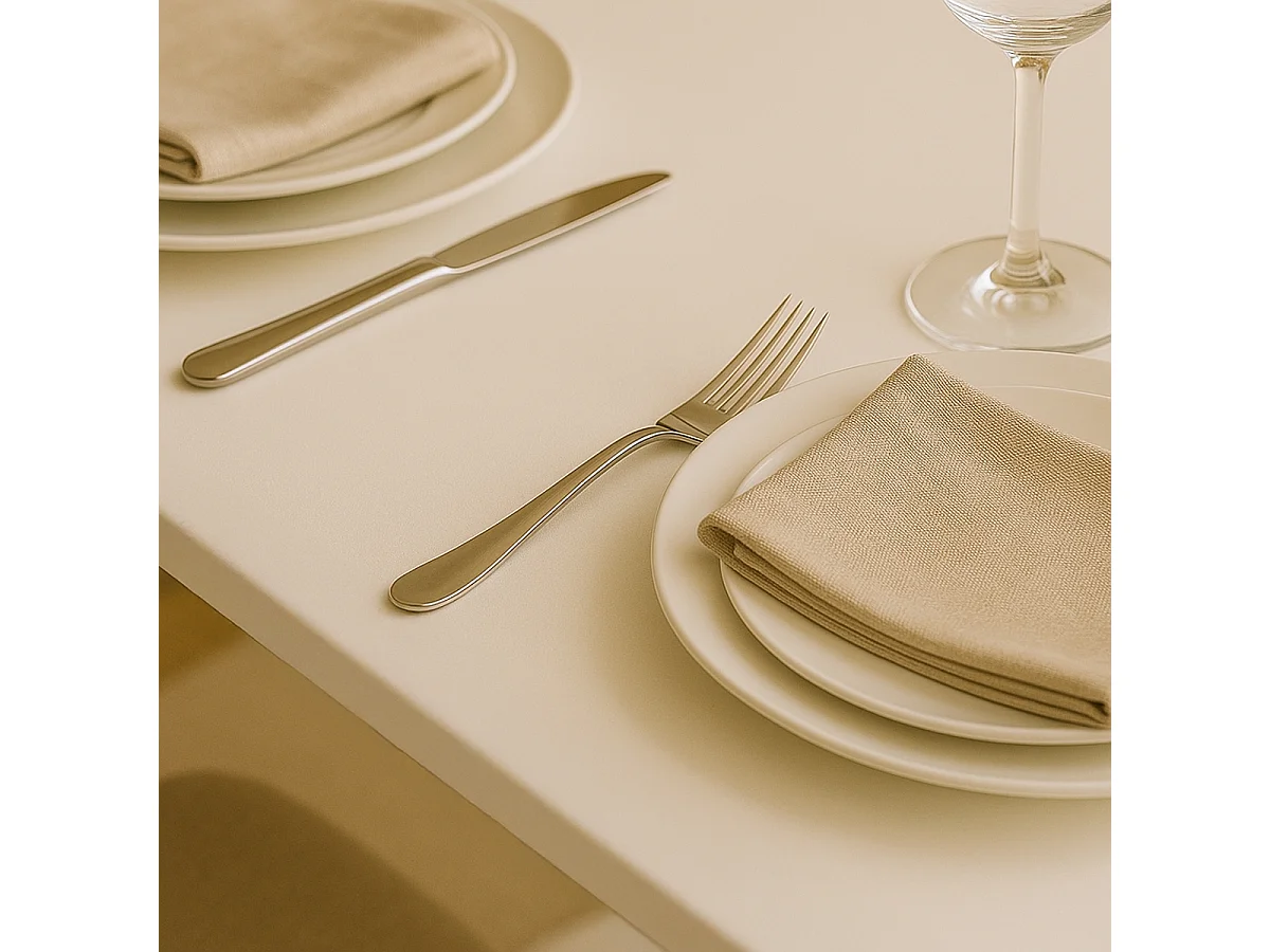 Table carrée style Goblet bar cuisine salle à manger design scandinave lillium 80 - Blanc