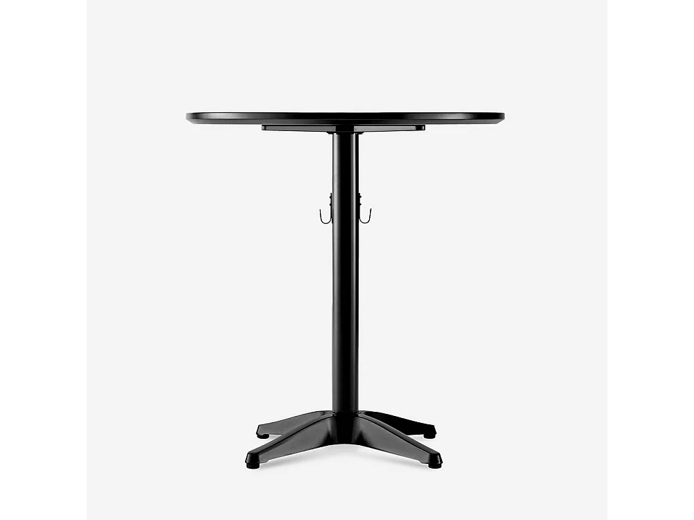 Table ronde 70cm pour bar pub restaurant avec crochet pour sac Engys