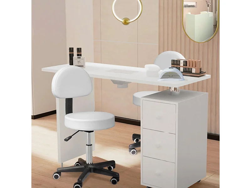 Mesa de manicura y reconstrucción de uñas con aspiradora Rodart