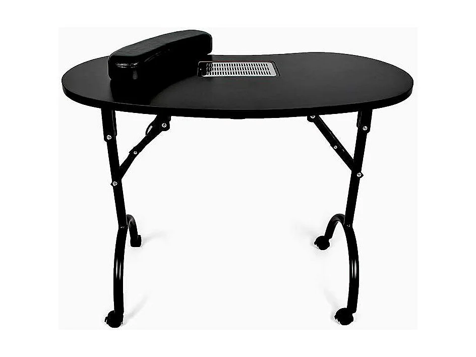 Tavolo portatile pieghevole per manicure e ricostruzione unghie Easynails - Nero