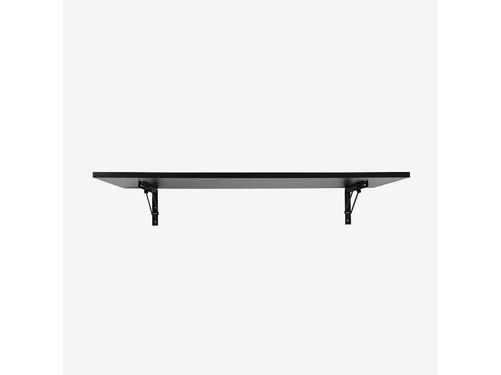 Wandklapptisch Küche Schreibtisch 120x60cm Jeremy - Schwarz