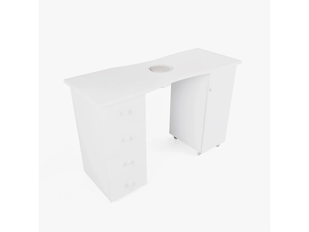 Table de manucure et reconstruction des ongles avec aspirateur et tiroir Tone
