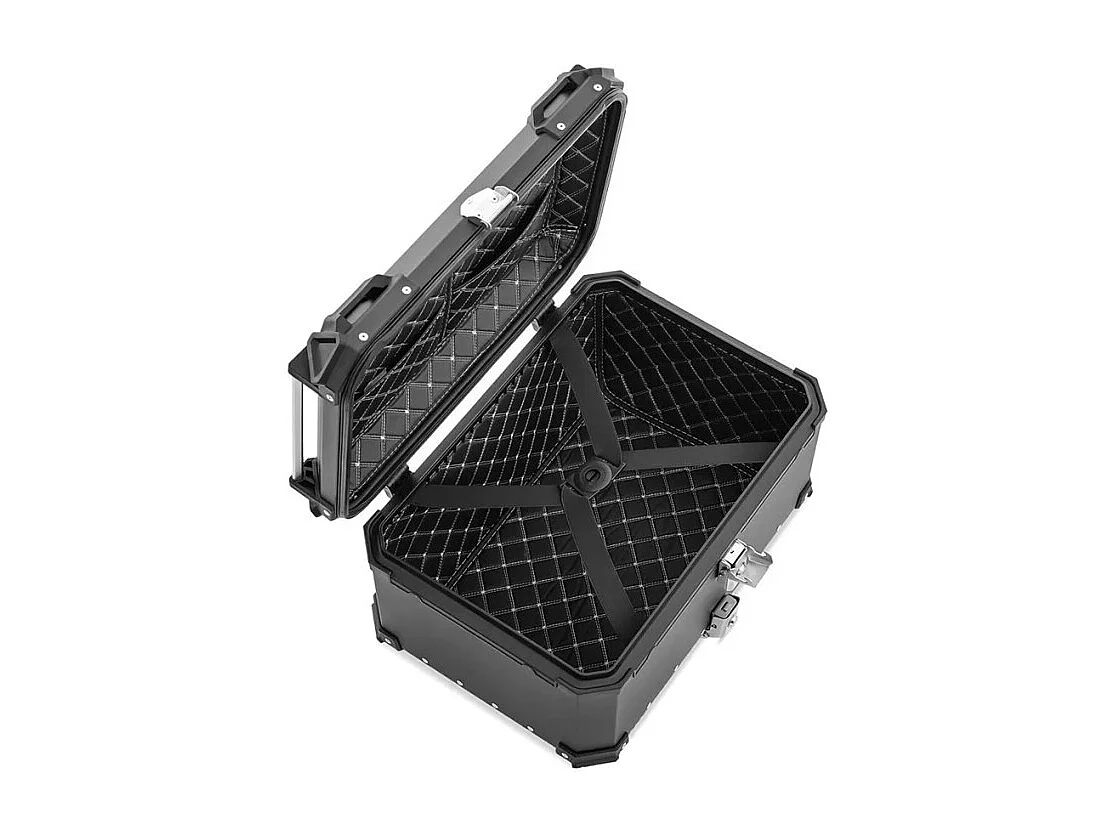 Universeller Motorroller Topcase 65 Liter für zwei Helme Maverick XL - Schwarz