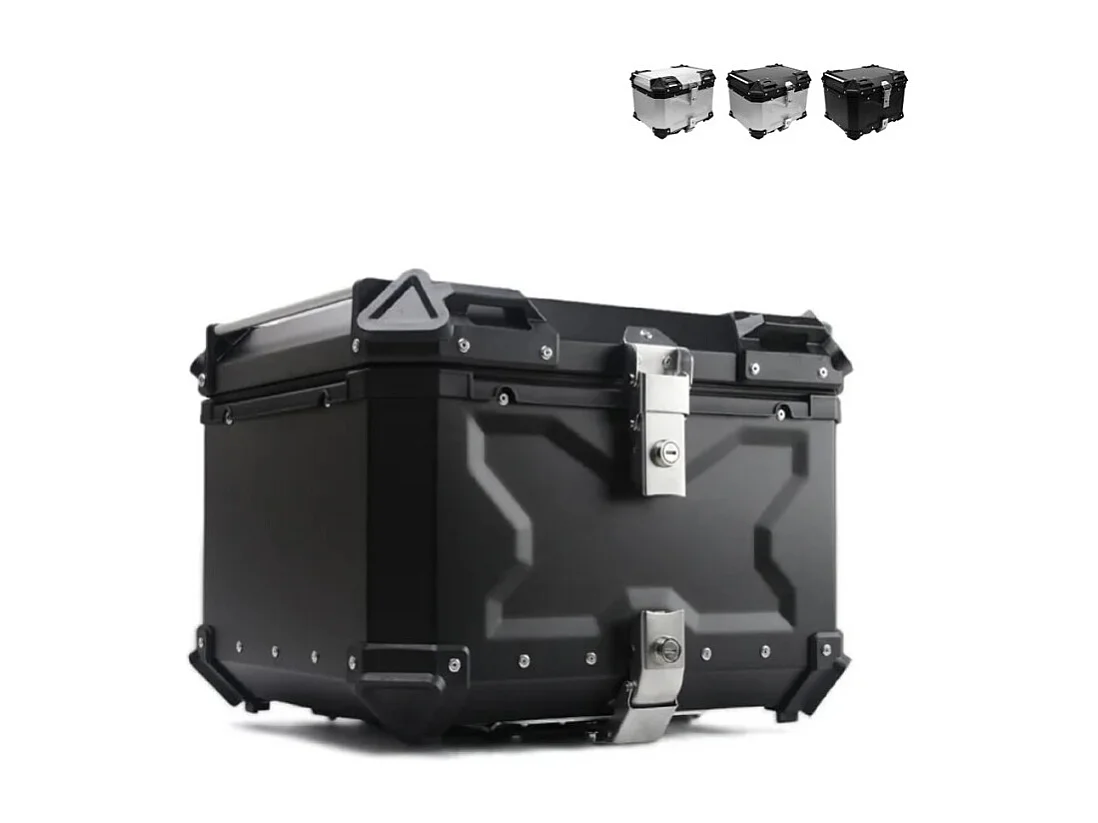 55-Liter-Universal-Motorrad-Heckkoffer Maverick L - Schwarz