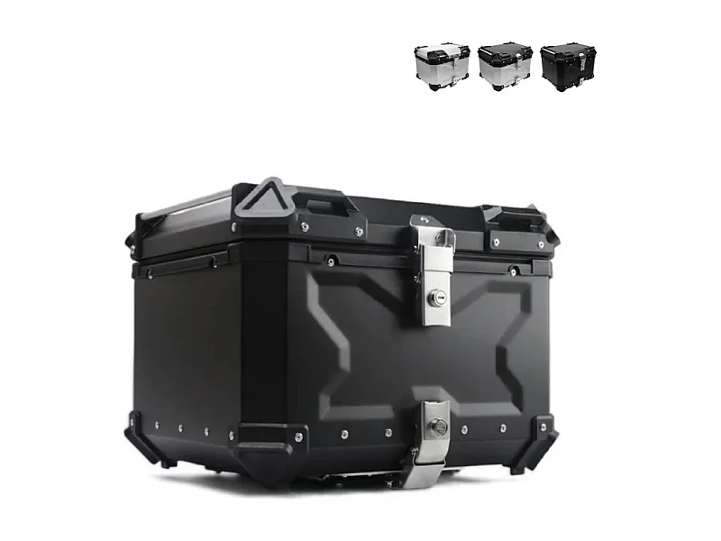 55-Liter-Universal-Motorrad-Heckkoffer Maverick L - Schwarz