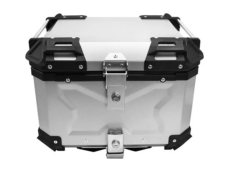 55-Liter-Universal-Motorrad-Heckkoffer Maverick L - Silver