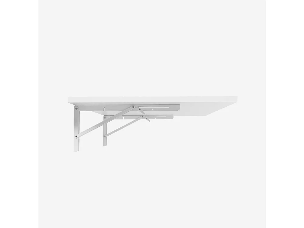 Tavolo scrivania a ribalta da parete pieghevole 140x60cm Jeremy+ - Bianco