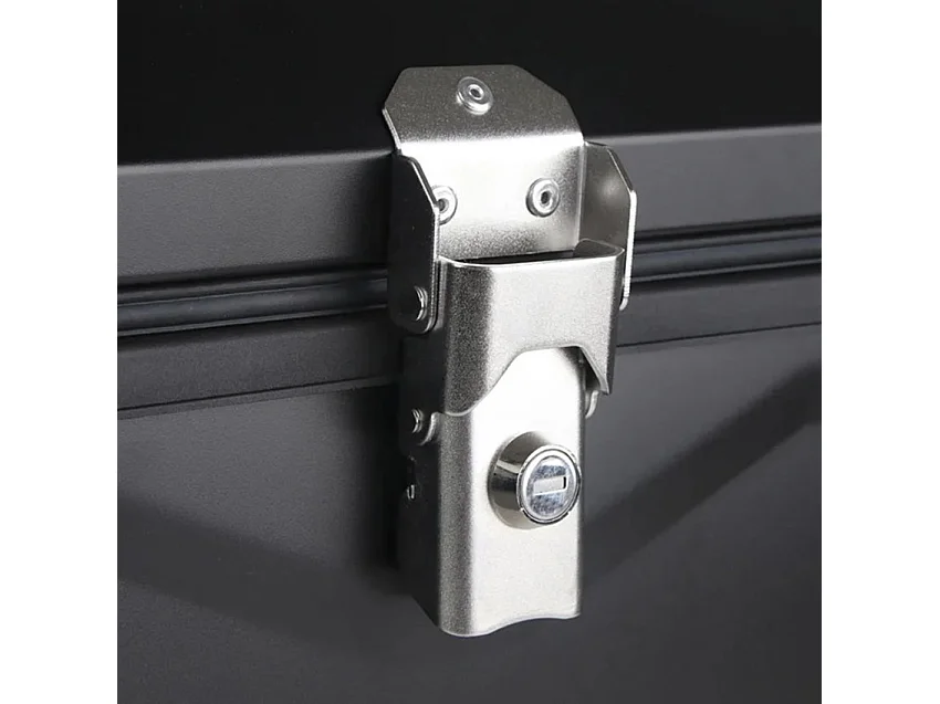 Topcase motorrad 46 liter aluminium hinten universal Maverick M - Schwarz