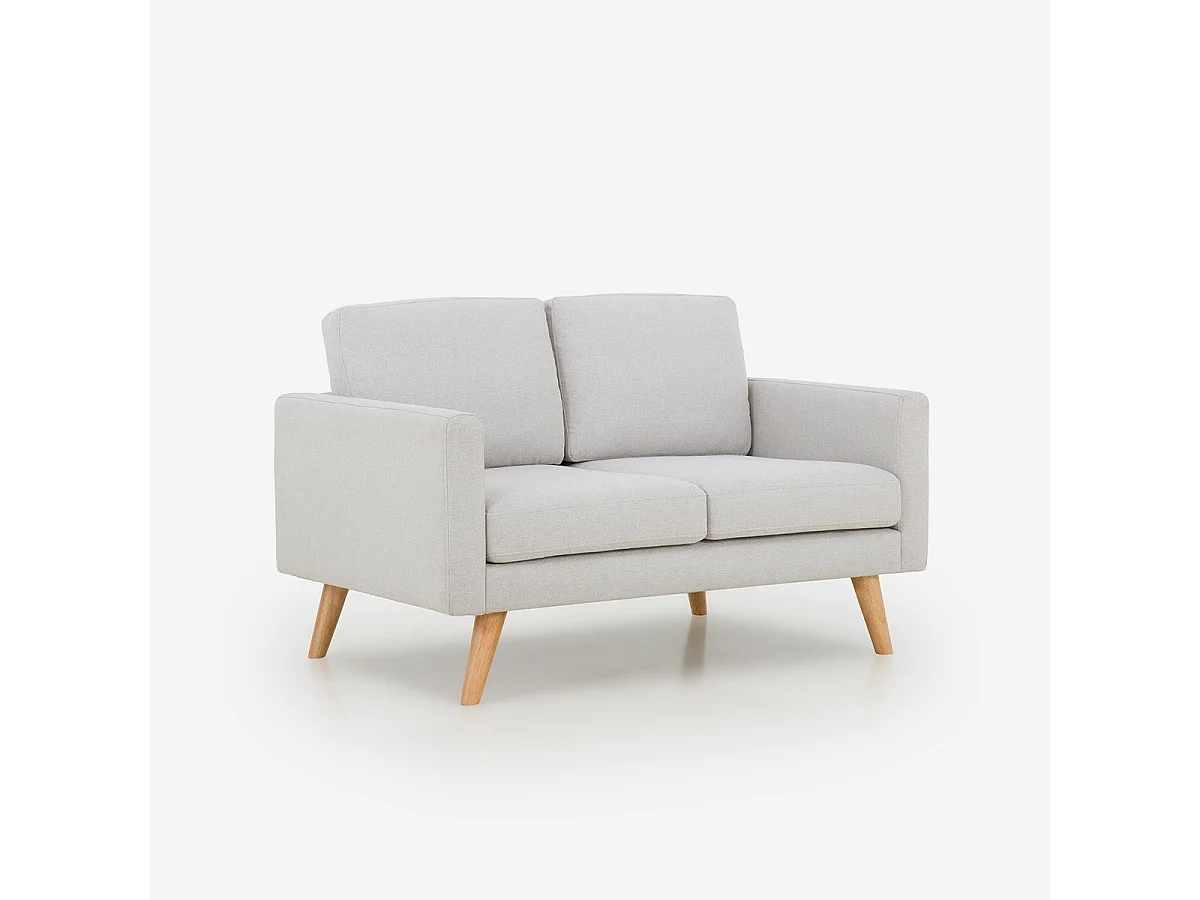 Sofa Design modern skandinavisch 2-Sitzer Marek - Beige
