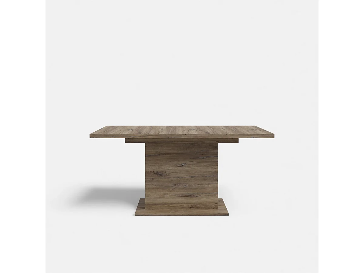 Mesa extensible rectangular de roble 160-200 cm Portland
