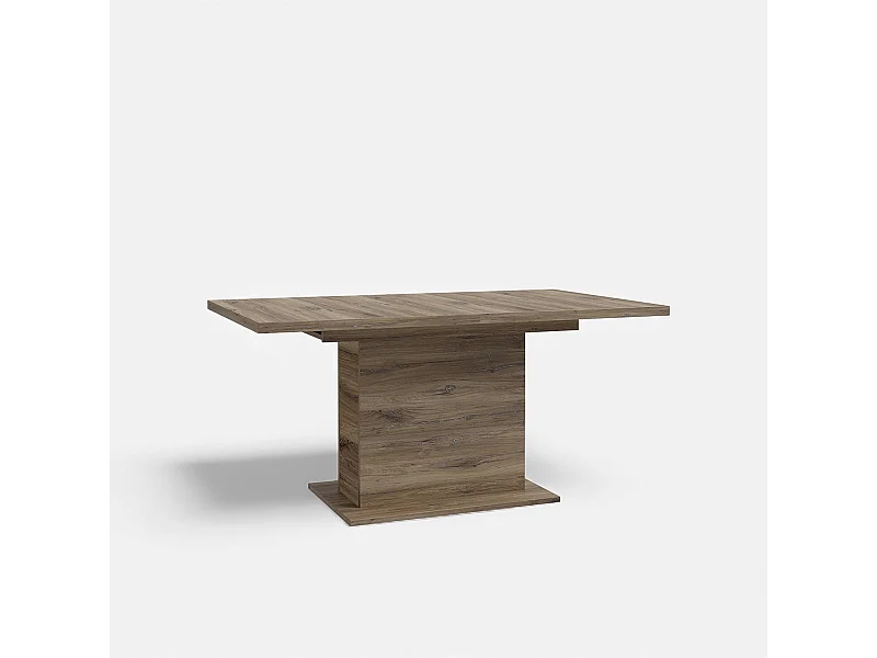 Mesa extensible rectangular de roble 160-200 cm Portland