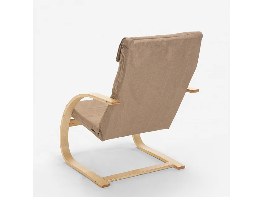 Relaxsessel Nordisches Design Ergonomischer Sessel Aarhus - Beige