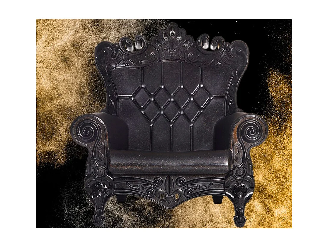 Sillón trono diseño moderno interior exterior Slide Queen Loves Nature - Multicolor 4