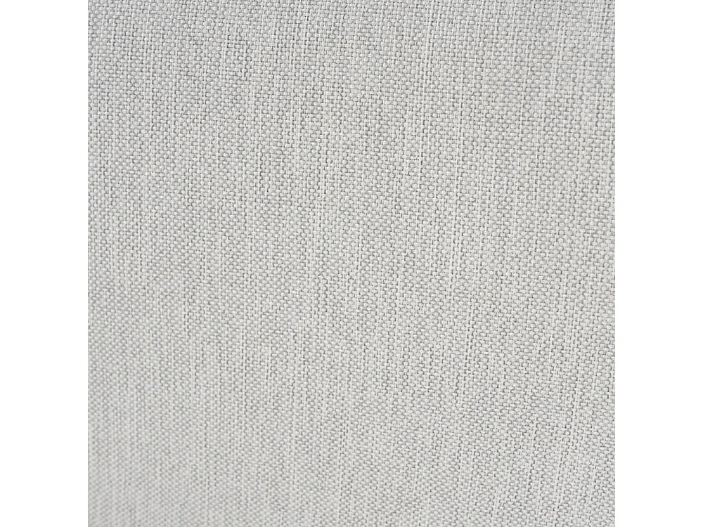 Hocker quadratisch modern aus Leinen 85x85cm Fora P - Grau