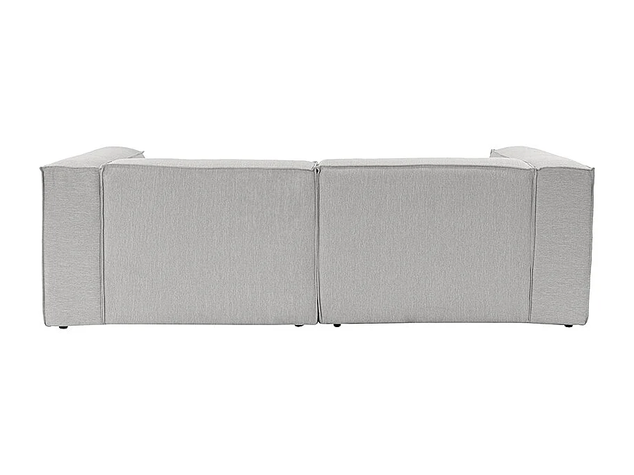 Sofa 2-Sitzer modern modular aus Leinen Fora 2 - Grau