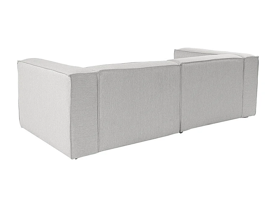 Sofa 2-Sitzer modern modular aus Leinen Fora 2 - Grau