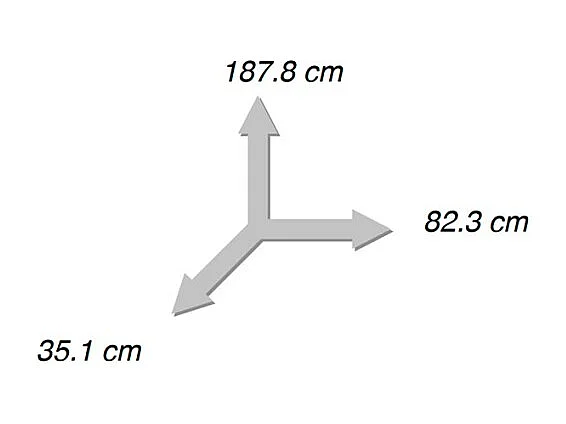 Mueble de entrada multiusos 2 puertas diseño moderno madera gris Konrad