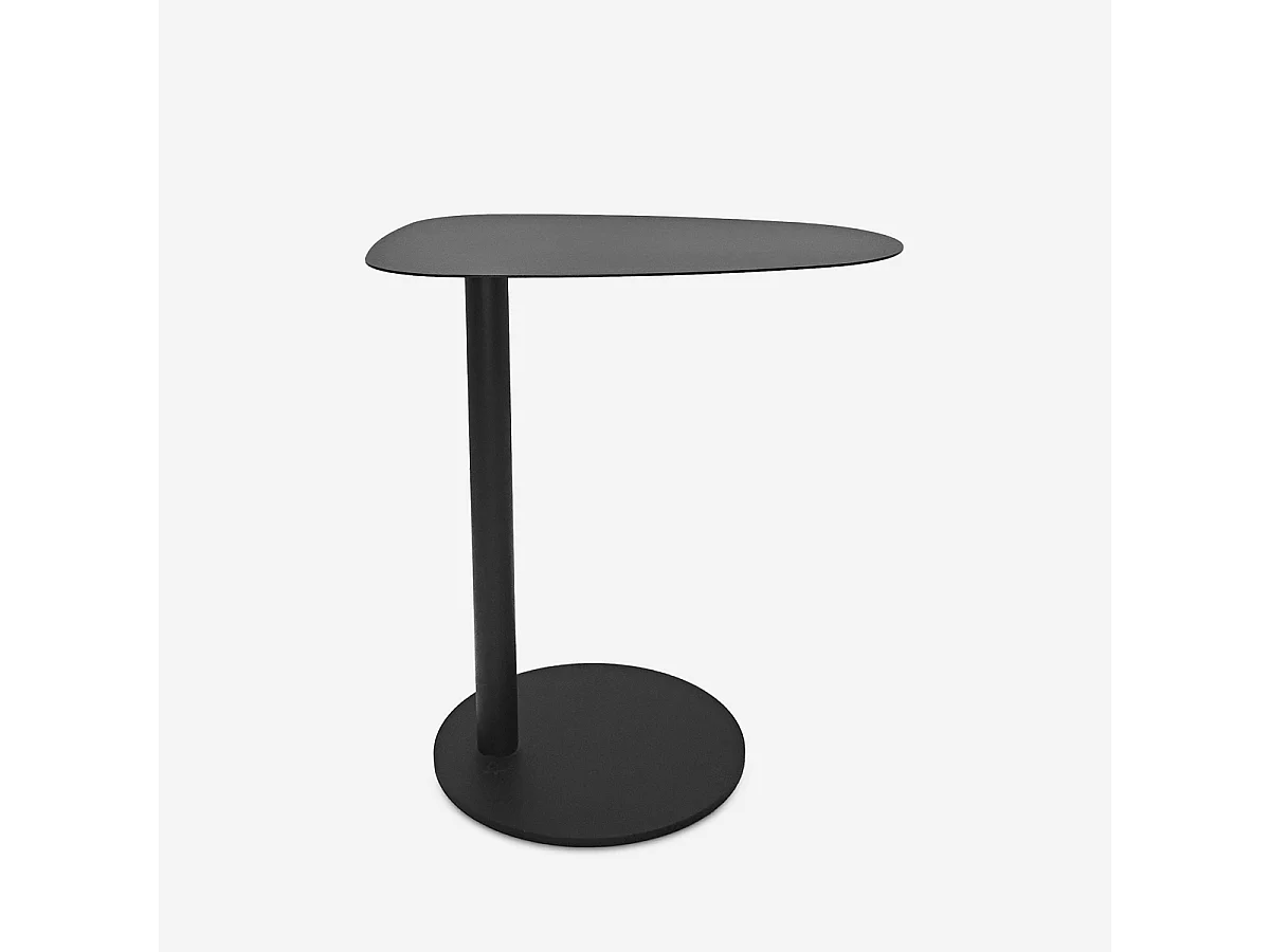 Table basse noire pour salon design moderne contemporain Javel