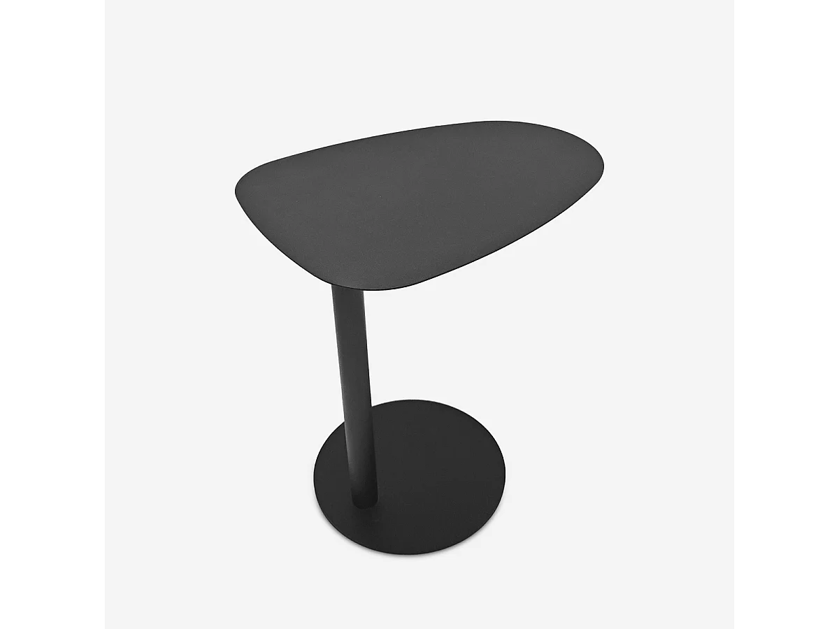 Table basse noire pour salon design moderne contemporain Javel